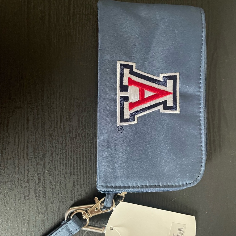 Blue University of Arizona Wallet with phone case